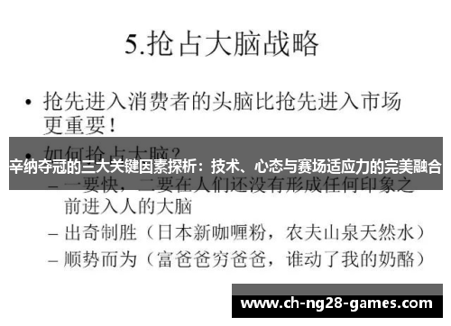 辛纳夺冠的三大关键因素探析：技术、心态与赛场适应力的完美融合